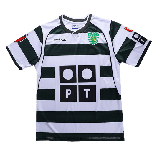 Tricouri Fotbal Vintage Sporting CP Acasă 2001/3
