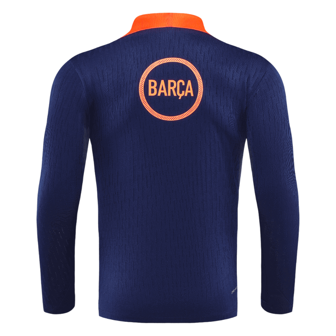 Set Bluză Barcelona 2025/26 Pentru Copii - Black&Orange