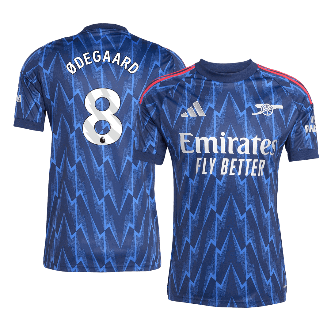 Tricouri Fotbal Arsenal ODEGAARD #8 Deplasare 2025/26