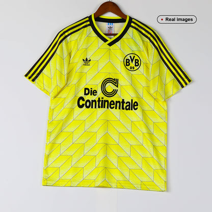 Tricouri Fotbal Vintage Borussia Dortmund Acasă 1988