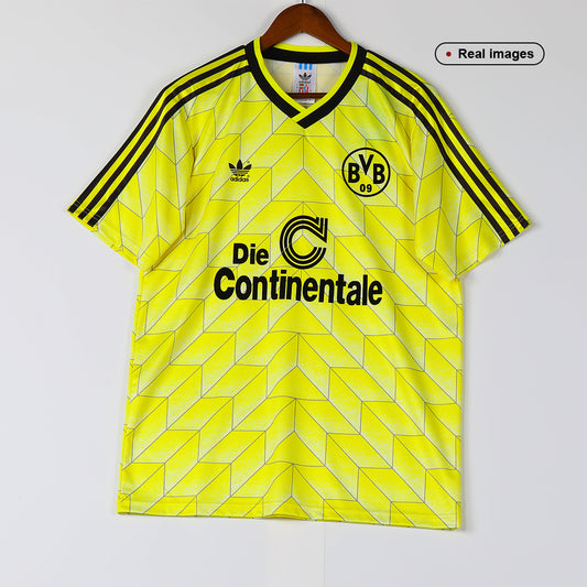 Tricouri Fotbal Vintage Borussia Dortmund Acasă 1988