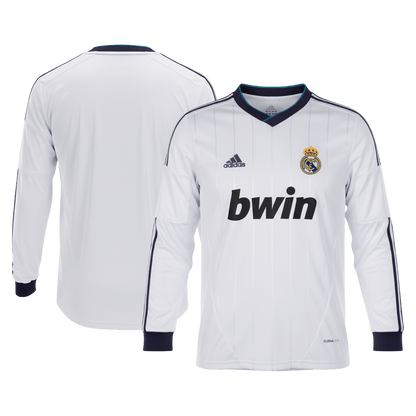 Tricouri Fotbal Vintage Real Madrid Acasă 2012/13 Mânecă Lungă