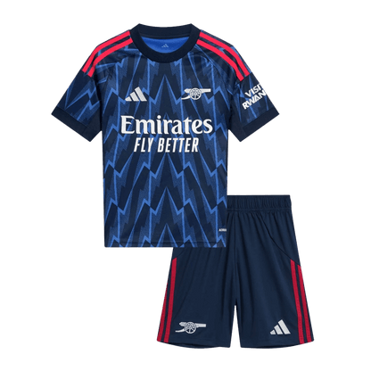 Set Tricouri Fotbal Arsenal Deplasare 2025/26 Pentru Copii