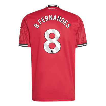Tricouri Fotbal Manchester United B.FERNANDES #8 Acasă 2025/26 - Premium