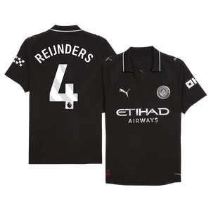 Tricouri Fotbal Manchester City REIJNDERS #4 Deplasare 2025/26 Authentic