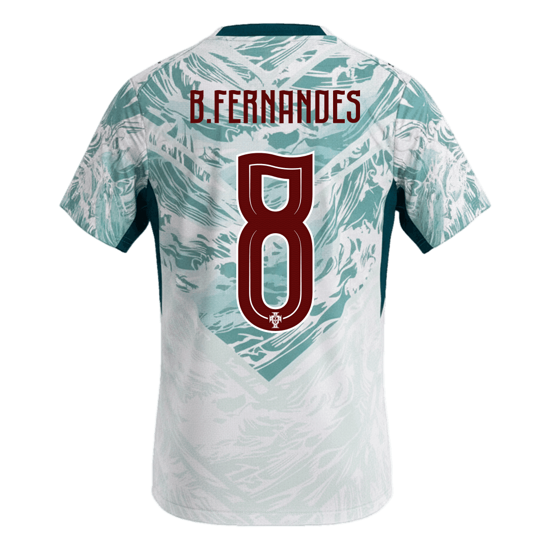Tricouri Fotbal Portugalia B.FERNANDES #8 Deplasare Cupa Mondială 2026