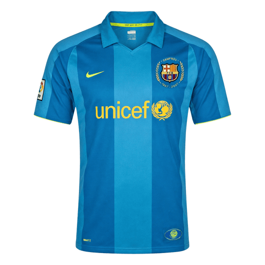 Tricouri Fotbal Vintage Barcelona Deplasare 2007/08