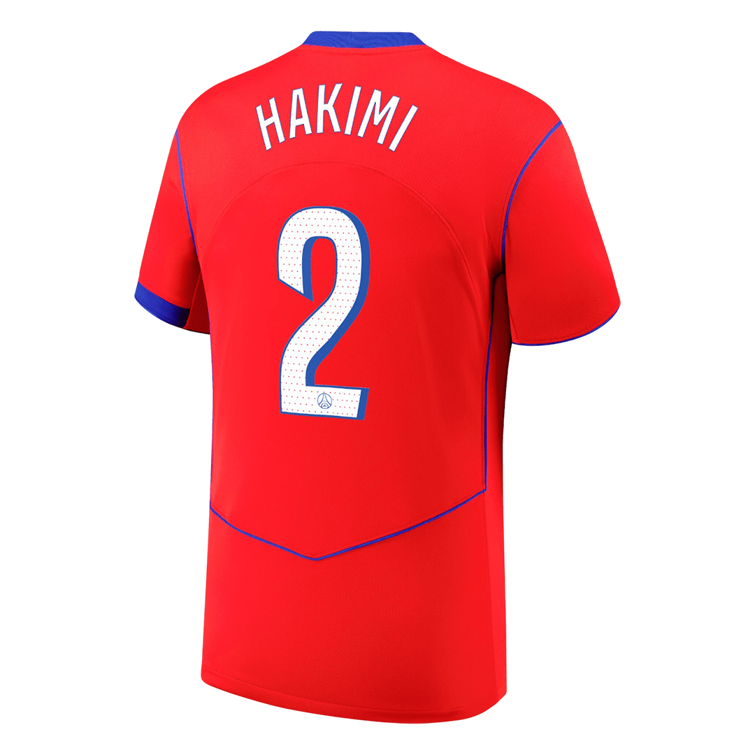 Tricouri Fotbal PSG HAKIMI #2 Treilea 2025/26