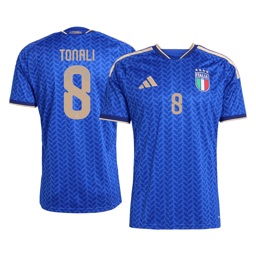 Tricouri Fotbal Italia TONALI #8 Acasă Cupa Mondială 2026 - Premium