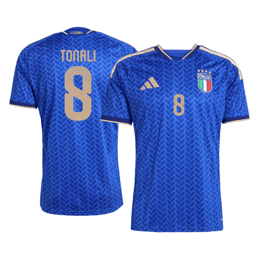 Tricouri Fotbal Italia TONALI #8 Acasă Cupa Mondială 2026 - Premium