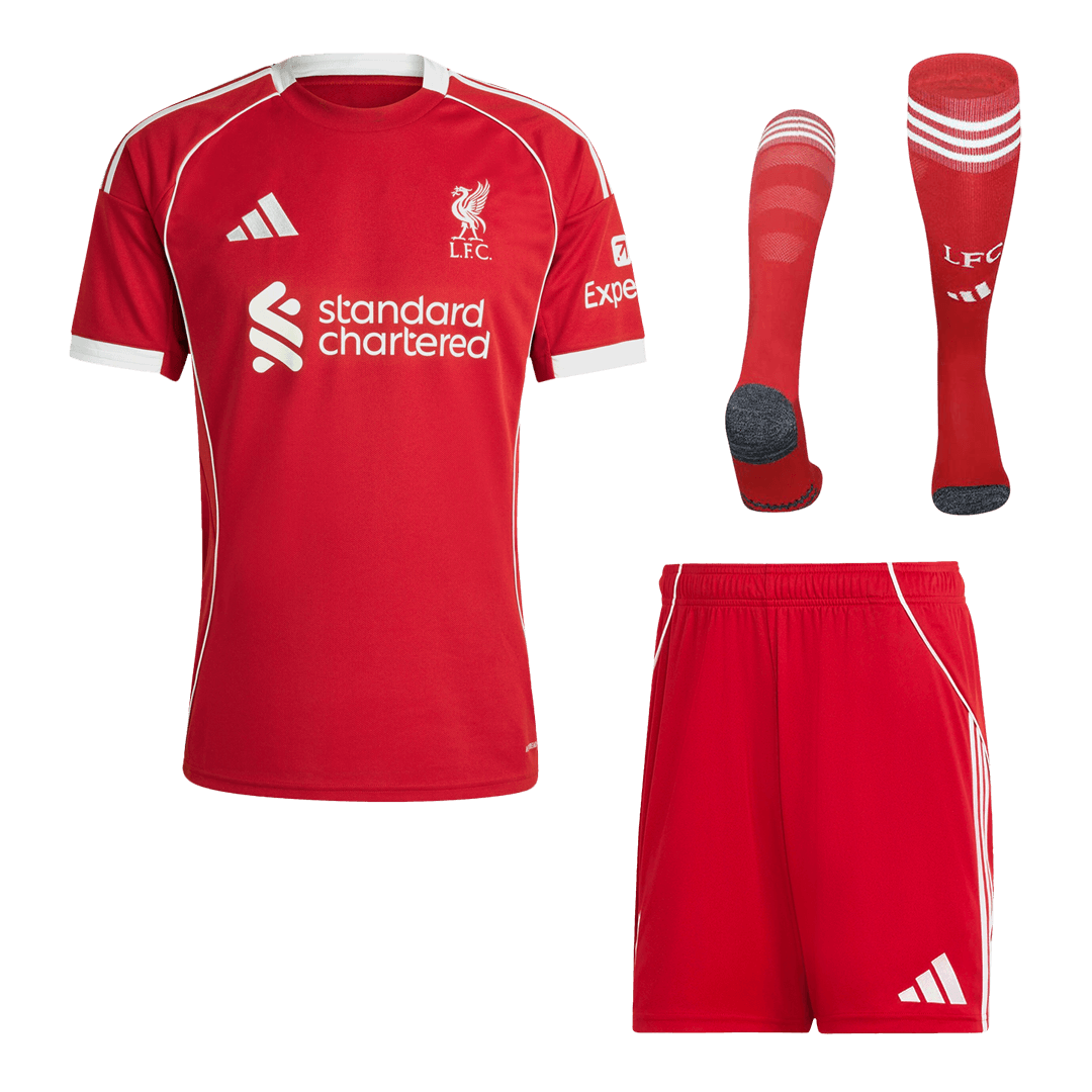 Set Tricouri Fotbal Liverpool Acasă 2025/26