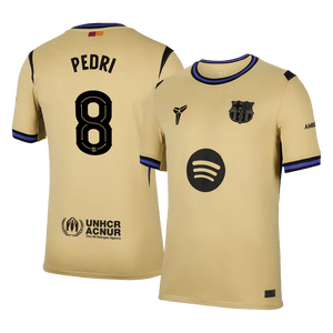 Tricouri Fotbal Barcelona PEDRI #8 Deplasare 2025/26 - UCL