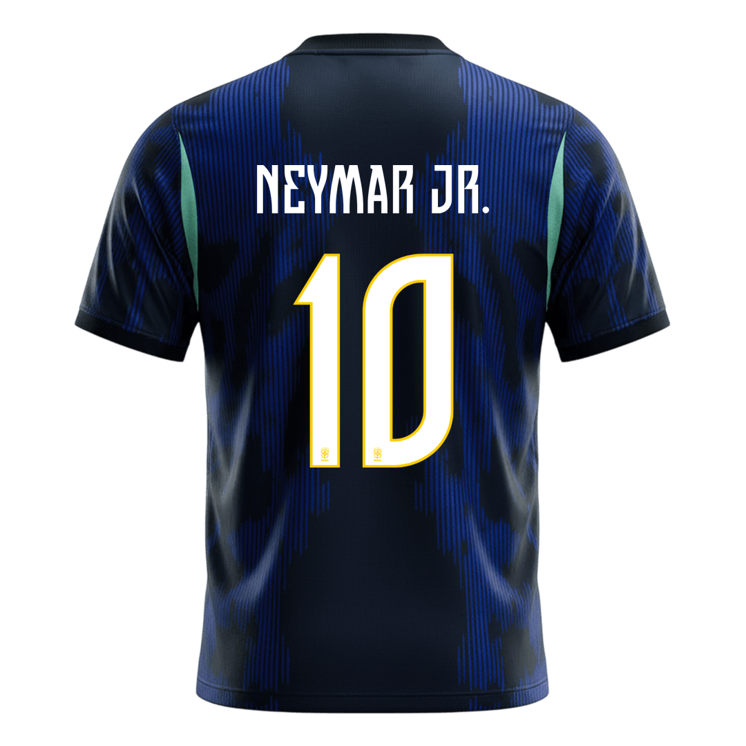 Tricouri Fotbal Brazilia NEYMAR JR. #10 Deplasare Cupa Mondială 2026