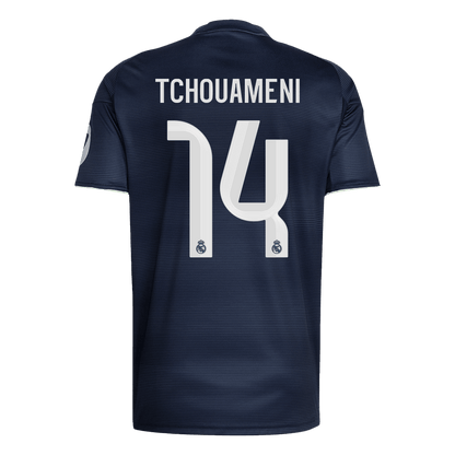 Tricouri Fotbal Real Madrid TCHOUAMENI #14 Deplasare 2025/26 - Premium