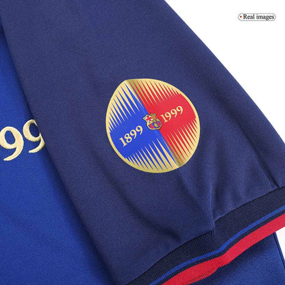 Tricouri Fotbal Vintage Barcelona Acasă 1999/00