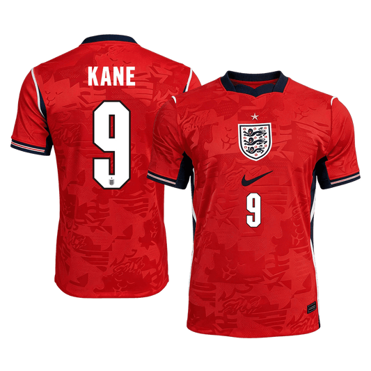 Tricouri Fotbal Anglia KANE #9 Deplasare Cupa Mondială 2026 Authentic