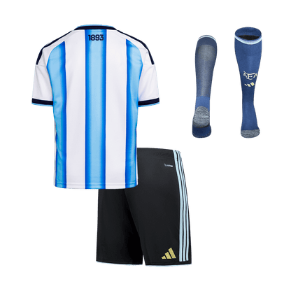 Set Tricouri Fotbal Argentina Acasă 2025/26 Pentru Copii - Premium