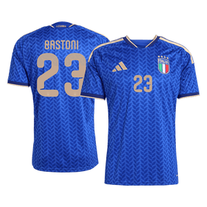 Tricouri Fotbal Italia BASTONI #23 Acasă Cupa Mondială 2026 - Premium