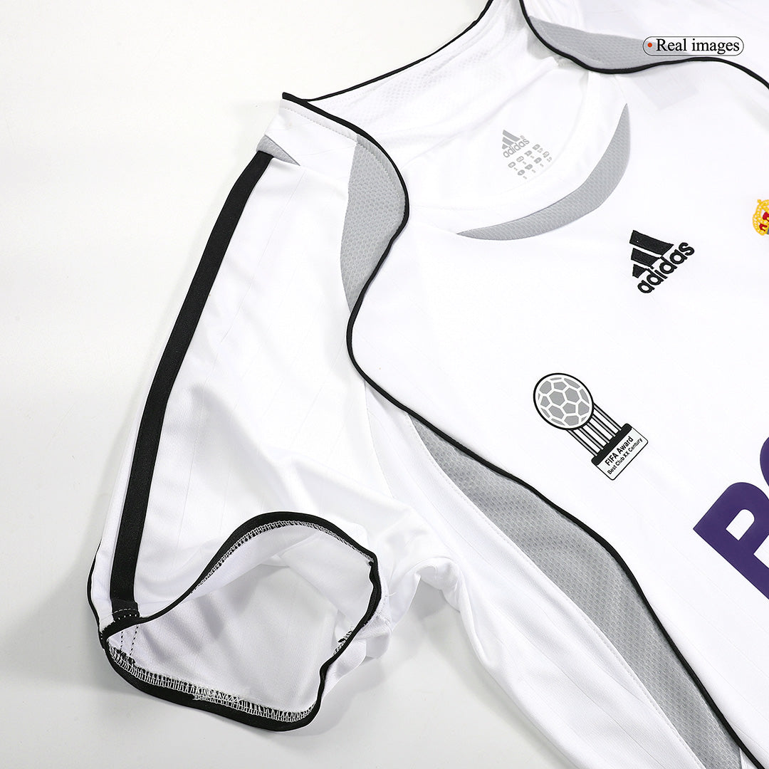 Tricouri Fotbal Vintage Real Madrid SERGIO RAMOS #4 Acasă 2006/07