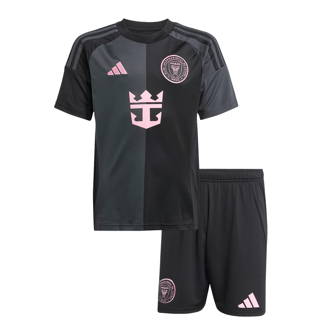 Set Tricouri Fotbal Inter Miami CF Deplasare 2025 Pentru Copii