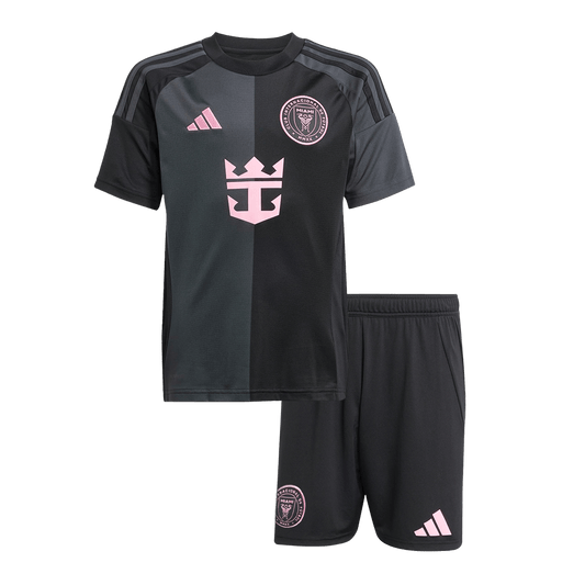 Set Tricouri Fotbal Inter Miami CF Deplasare 2025 Pentru Copii