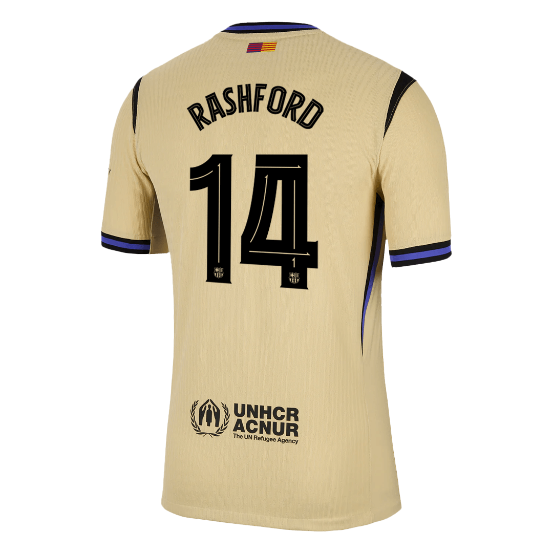Tricouri Fotbal Barcelona RASHFORD #14 Deplasare 2025/26 Authentic - UCL