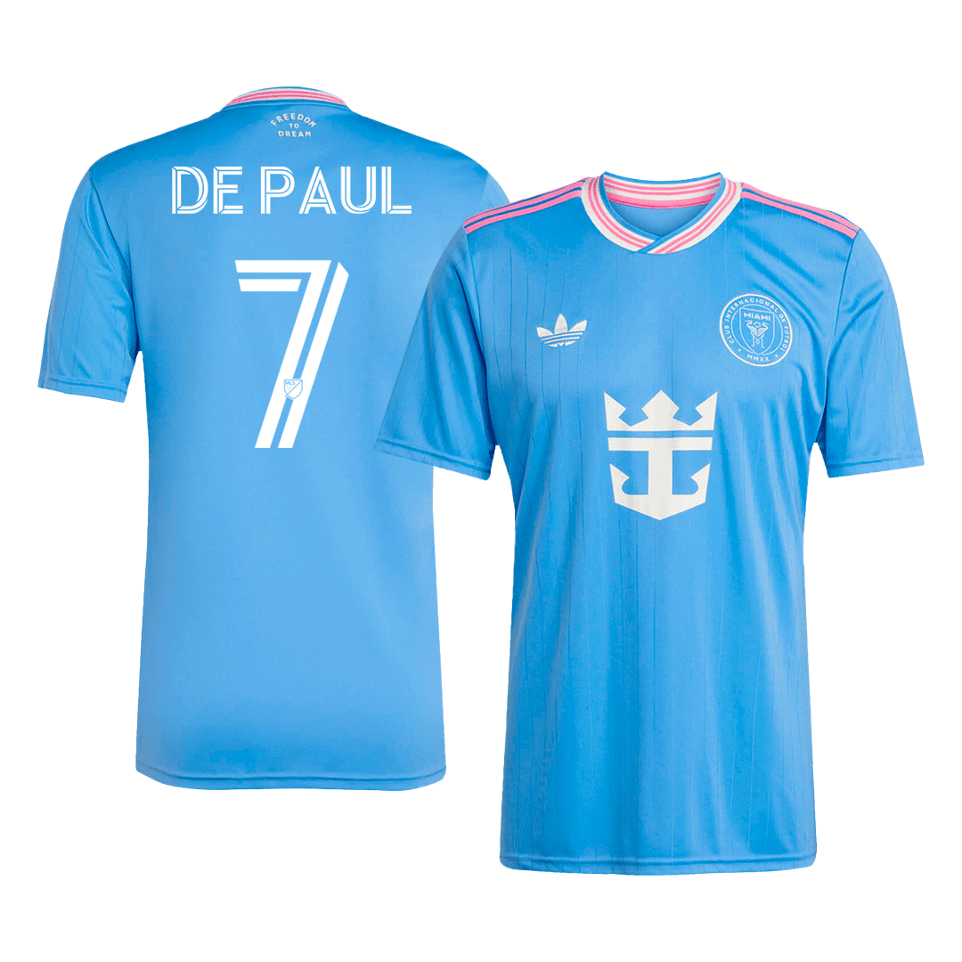 Tricouri Fotbal Inter Miami CF DE PAUL #7 Treilea 2025
