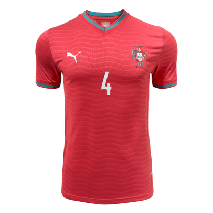 Tricouri Fotbal Portugalia RÚBEN DIAS #4 Acasă Cupa Mondială 2026 Authentic
