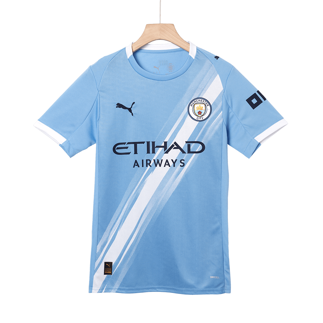 Tricouri Fotbal Manchester City HAALAND #9 Acasă 2025/26 - Premium