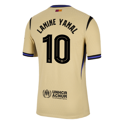 Tricouri Fotbal Barcelona LAMINE YAMAL #10 Deplasare 2025/26 Authentic - UCL