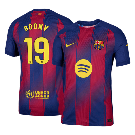 Tricouri Fotbal Barcelona ROONY 19 Acasă 2025/26 Authentic - TricouriFotbaliști Shop