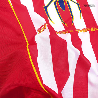 Tricouri Fotbal Vintage Atletico Madrid Acasă 2004/05
