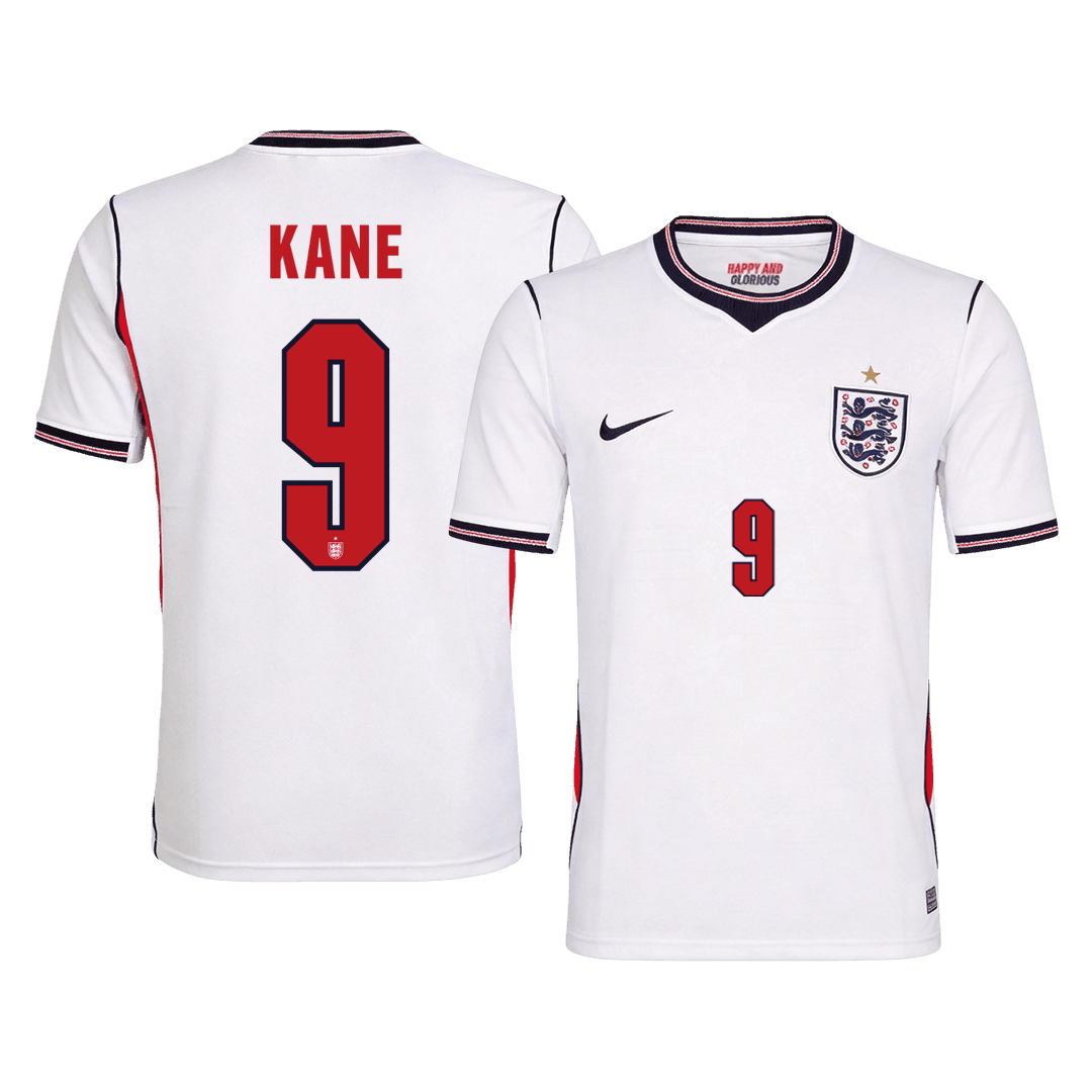 Tricouri Fotbal Anglia KANE #9 Acasă Cupa Mondială 2026