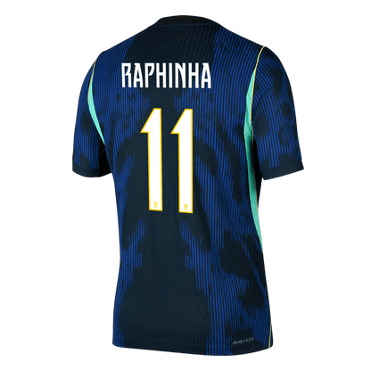 Tricouri Fotbal Brazilia RAPHINHA #11 Deplasare Cupa Mondială 2026 Authentic