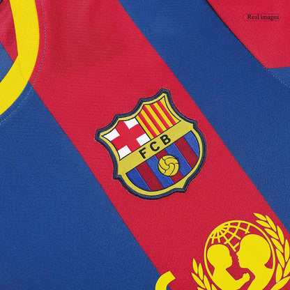 Tricouri Fotbal Vintage Barcelona MESSI #10 Acasă 2010/11