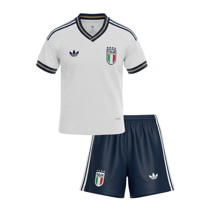 Set Tricouri Fotbal Italia Deplasare 2026 Pentru Copii