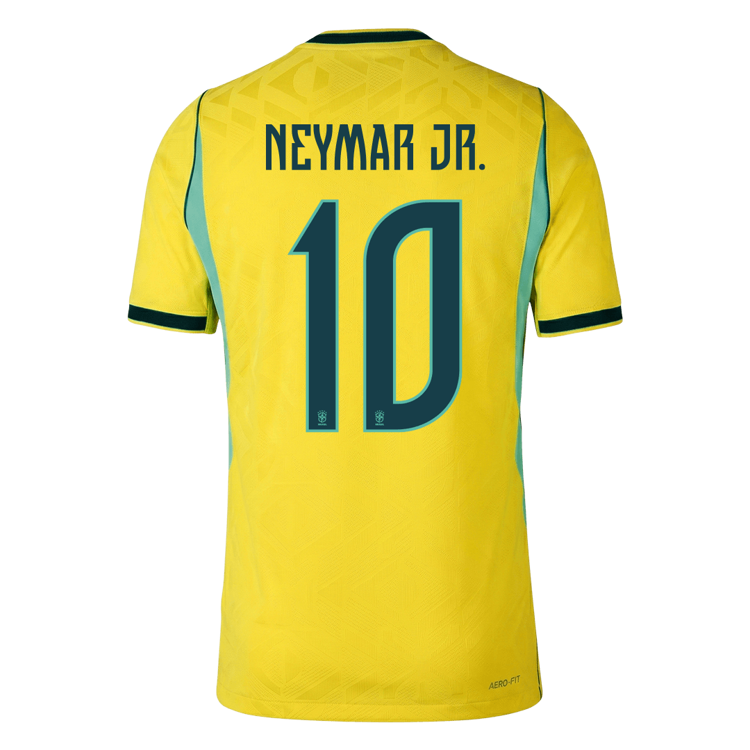 Tricouri Fotbal Brazilia NEYMAR JR. #10 Acasă Cupa Mondială 2026 Authentic