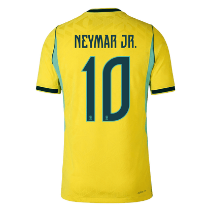 Tricouri Fotbal Brazilia NEYMAR JR. #10 Acasă Cupa Mondială 2026 Authentic