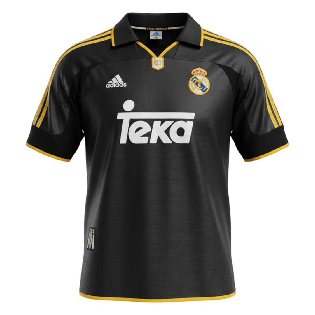 Tricouri Fotbal Vintage Real Madrid Deplasare 1999/01