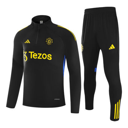 Set Bluză Manchester United 2025/26 Pentru Copii - Black