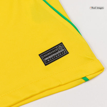 Tricouri Fotbal Brazilia ENDRICK #19 Acasă Cupa Mondială 2026 - Premium