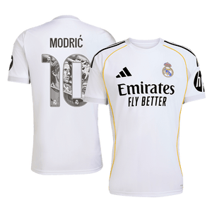 Tricouri Fotbal Real Madrid MODRIĆ Special #10 Acasă 2025/26 - Premium