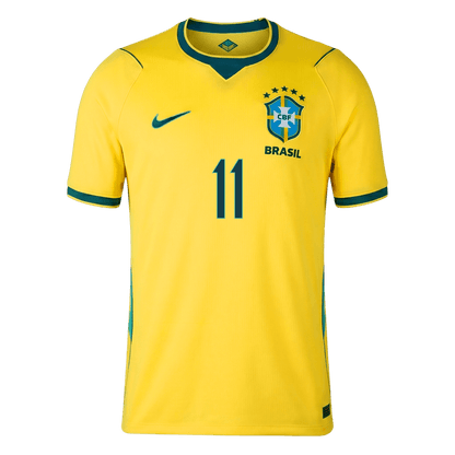 Tricouri Fotbal Brazilia RAPHINHA #11 Acasă Cupa Mondială 2026 - Premium