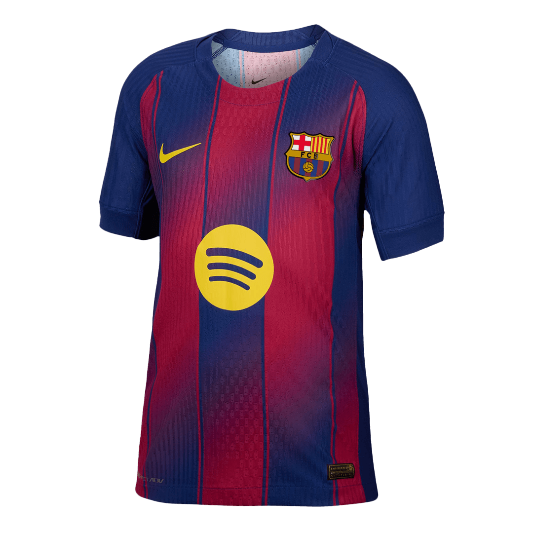 Tricouri Fotbal Barcelona PEDRI #8 Acasă 2025/26 Authentic - UCL