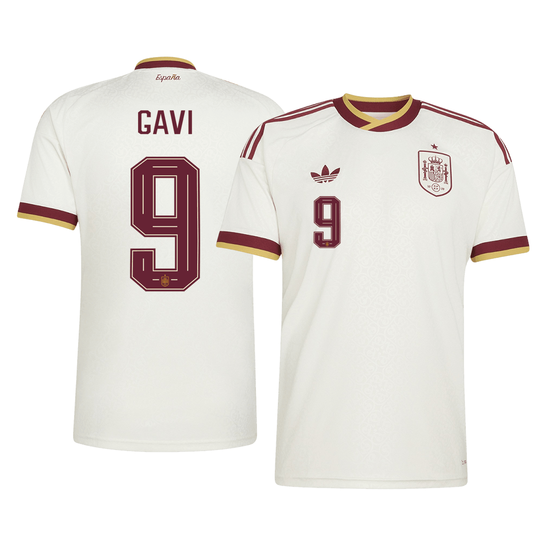 Tricouri Fotbal Spania GAVI #9 Deplasare Cupa Mondială 2026