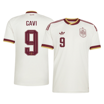 Tricouri Fotbal Spania GAVI #9 Deplasare Cupa Mondială 2026