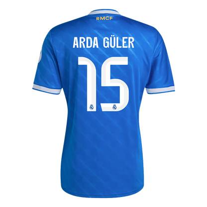 Tricouri Fotbal Real Madrid ARDA GÜLER #15 Treilea 2025/26