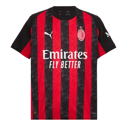 Tricouri Fotbal AC Milan Acasă 2025/26 (mărime mare) - Premium