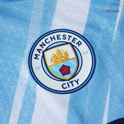 Tricouri Fotbal Manchester City RODRIGO #16 Acasă 2025/26 Authentic