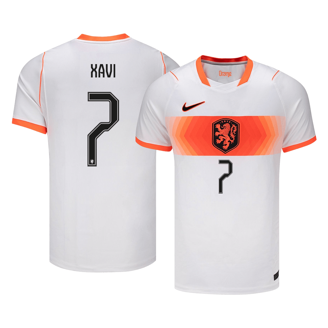 Tricouri Fotbal Netherlands XAVI #7 Deplasare Cupa Mondială 2026